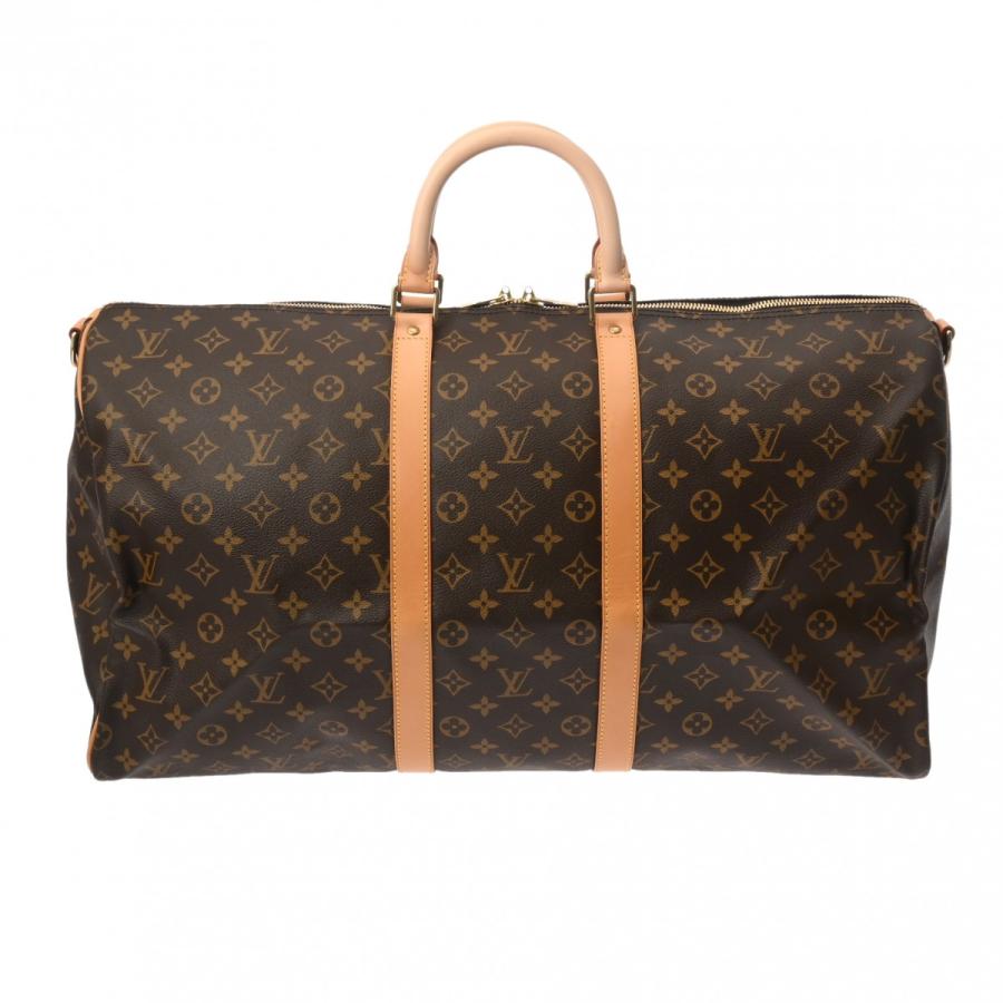 LOUIS VUITTON◆キーポル・バンドリエール55 モノグラム 美品 LOUIS VUITTON（ルイ・ヴィトン） モノグラム キーポル バンドリエール