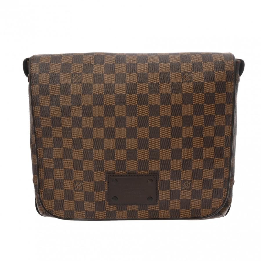 ルイヴィトン ショルダーバッグ ブルックリン ダミエ レディース メンズ LOUIS VUITTON（ルイ・ヴィトン） ダミエ ブルックリン MM ブラウン