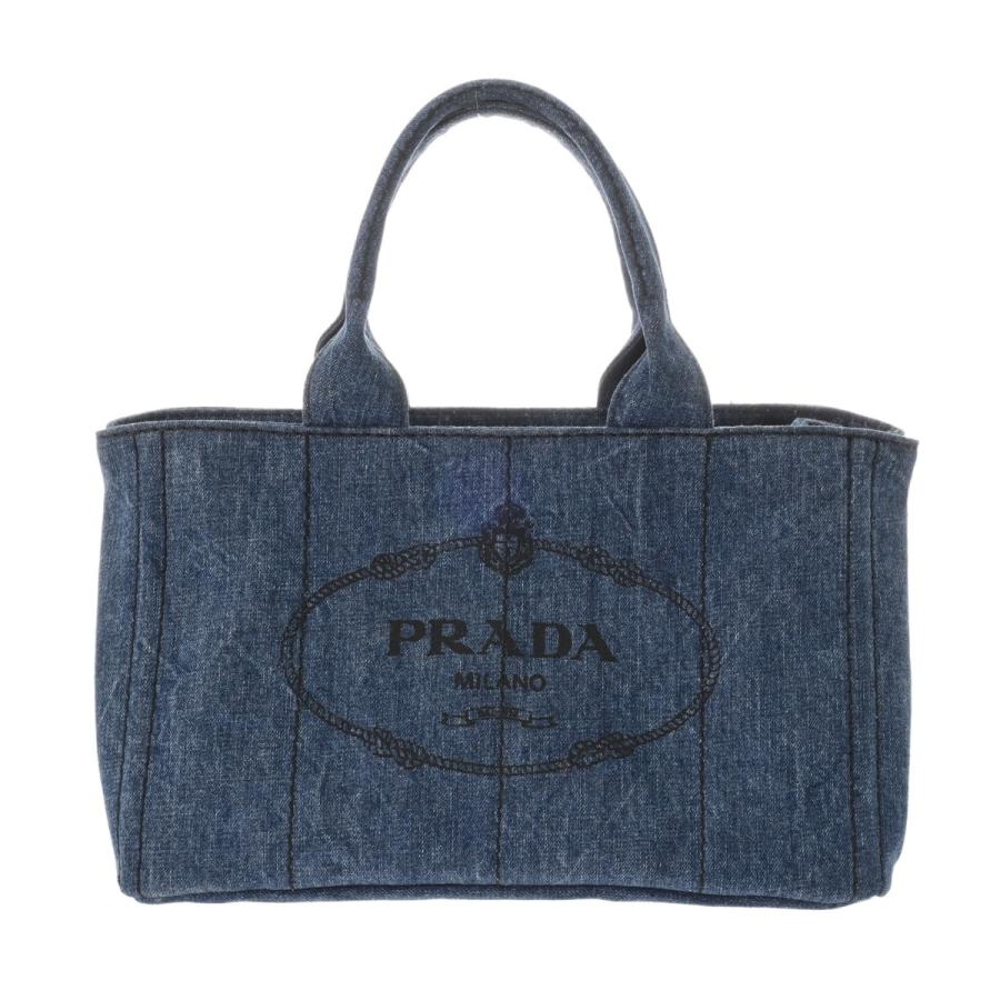 PRADA（プラダ） カナパ トート ブルー B1877B レディース デニム 