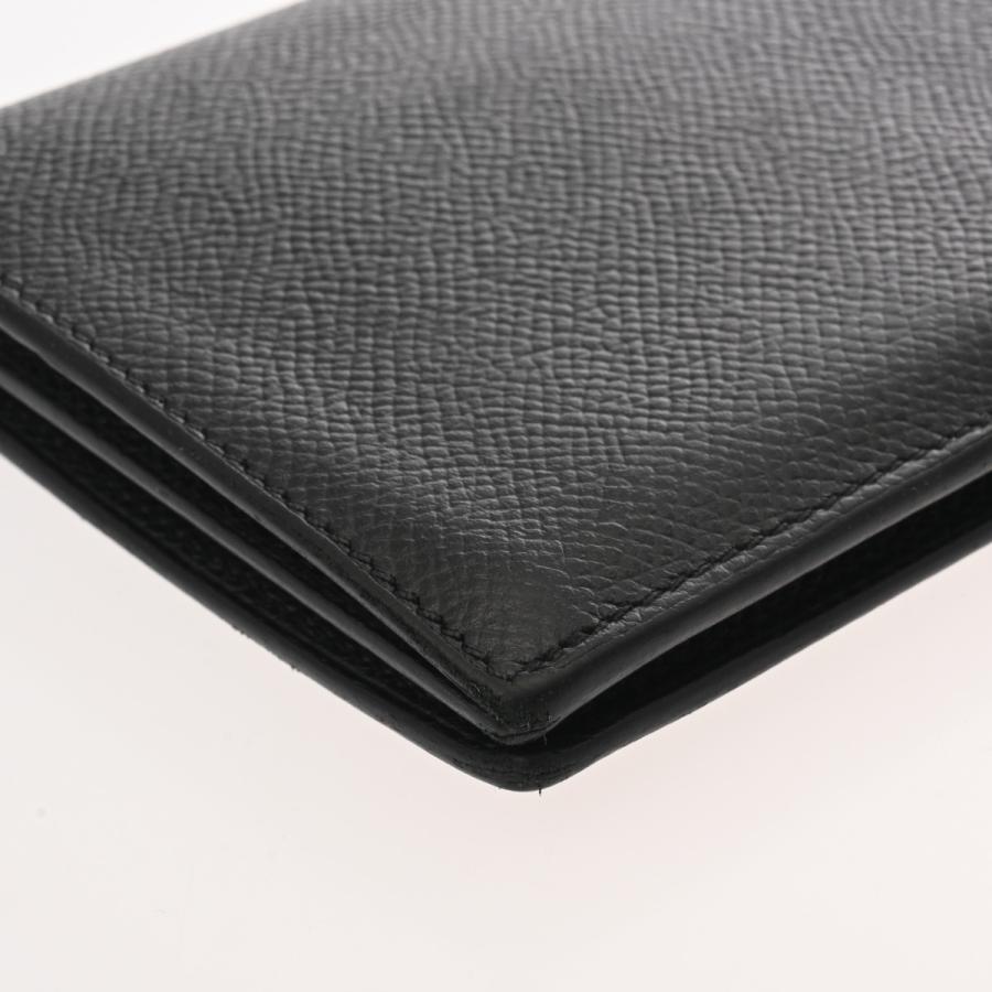 HERMES エルメス シチズンツイルロング シルクイン ブラック Z