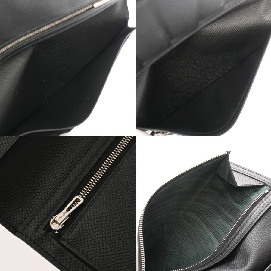 ✨HERMES✨エルメス　長財布　シチズンツイルロング　シルクイン　Z刻印　希少 HERMES エルメス シチズンツイルロング シルクイン ブラック Z