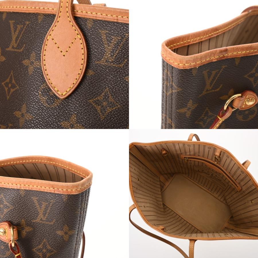 ルイヴィトン M40157 トートバッグ ブラウン  LOUIS VUITTON ネヴァーフルGM モノグラム 廃盤品 ルイヴィトンネヴァーフルMM USA製 14145 ブラウン ユニセックス