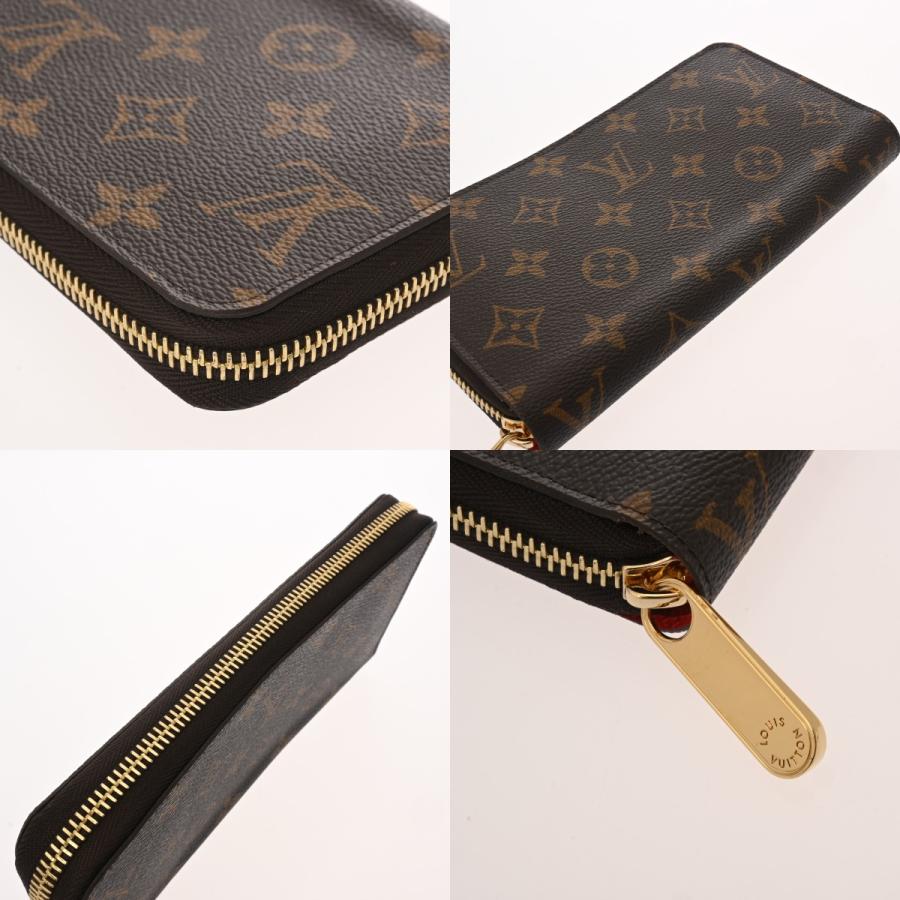 【新品未使用】ルイヴィトン モノグラム ジッピーウォレット コクリコ LOUIS VUITTON ルイヴィトン モノグラム ジッピーウォレット