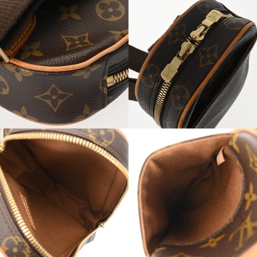 LOUIS VUITTON ルイヴィトン モノグラム ポシェットガンジュ ショルダー 肩掛け ボディバッグ クロスボディ 斜めがけ M51870 キャンバス ブラウン 茶色 メンズ LOUIS VUITTON（ルイ・ヴィトン） ショルダーバッグ プティット