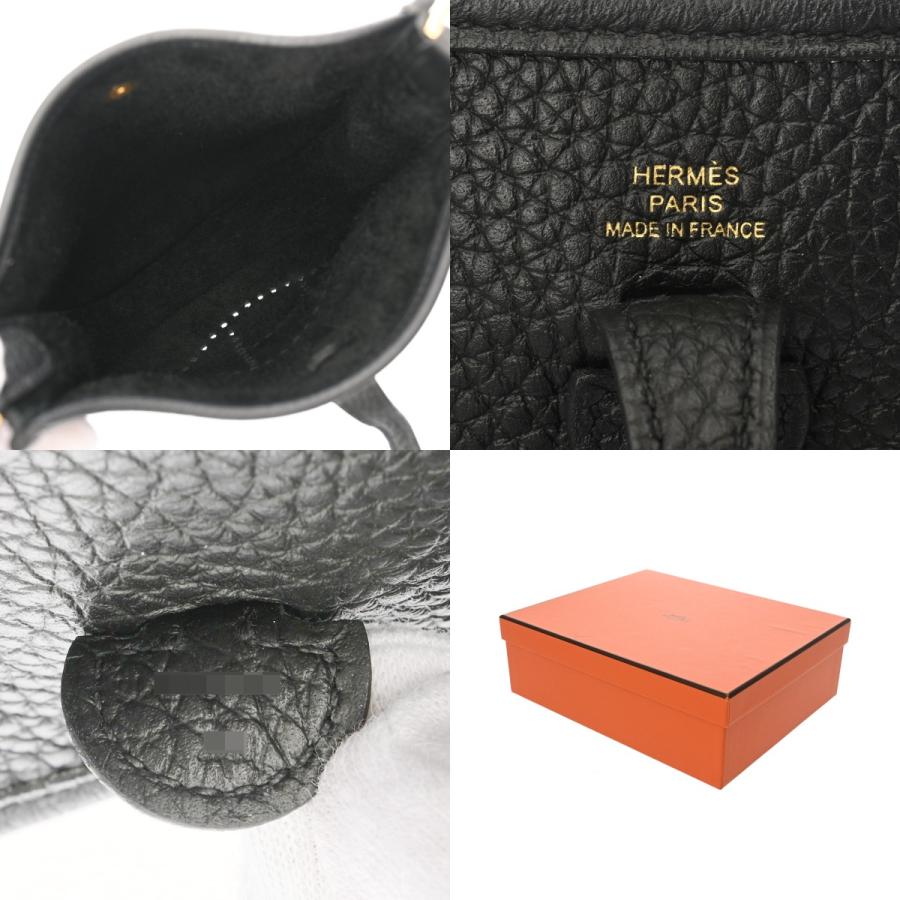 エルメスHERMESエヴリン16黒TPM美品U刻印購入2022年 HERMES（エルメス） エブリン エヴリン TPM ブラック U刻印(2022年頃