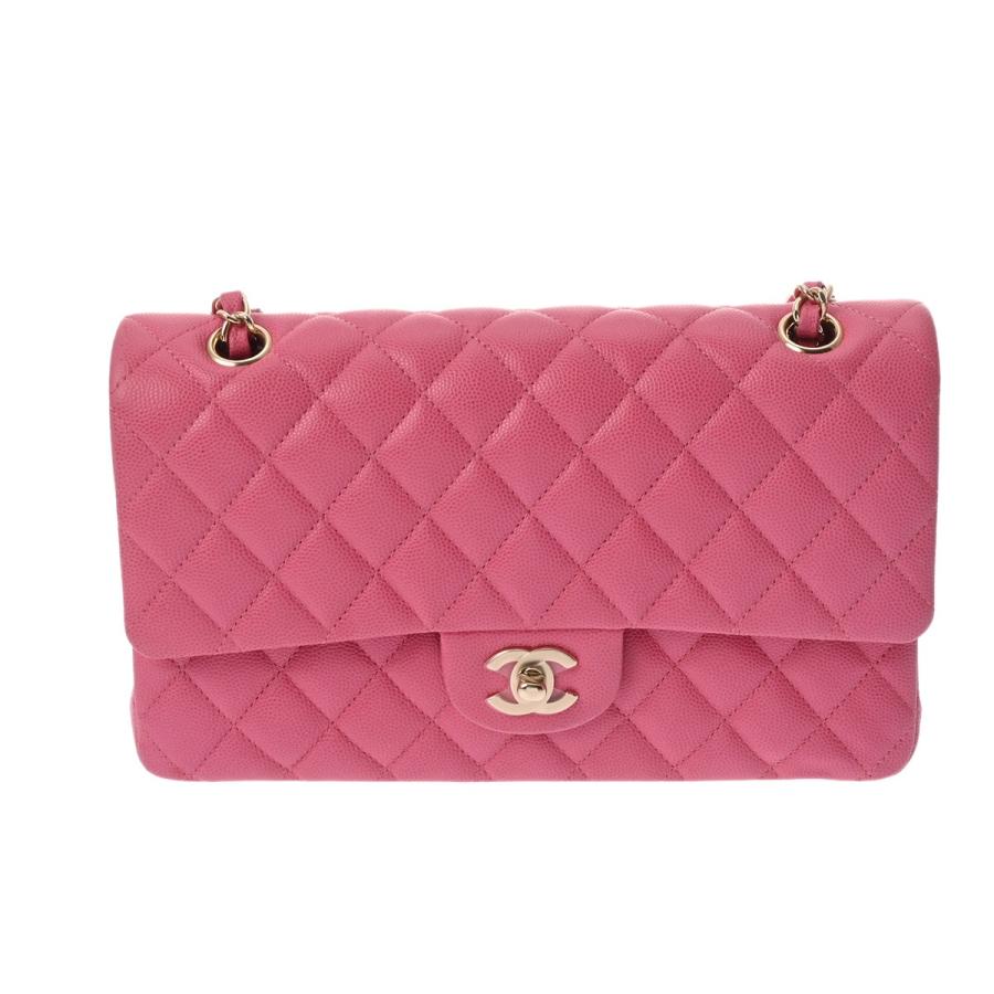 CHANEL（シャネル） マトラッセ チェーンショルダー 25cm Wフラップ