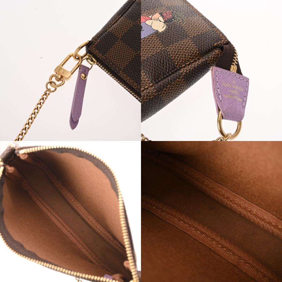 LOUIS VUITTON ルイヴィトン ダミエ ミニ アクセサリーポーチ ブラウン 