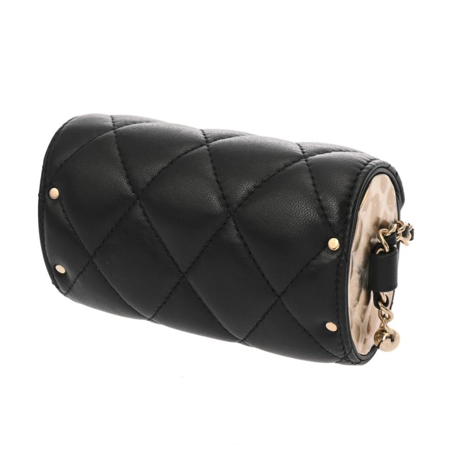 美品　CHANEL シャネル ミニ マトラッセ　チェーン　ポーチ　ブラック CHANEL（シャネル） マトラッセ ミニ チェーンポーチ ブラック