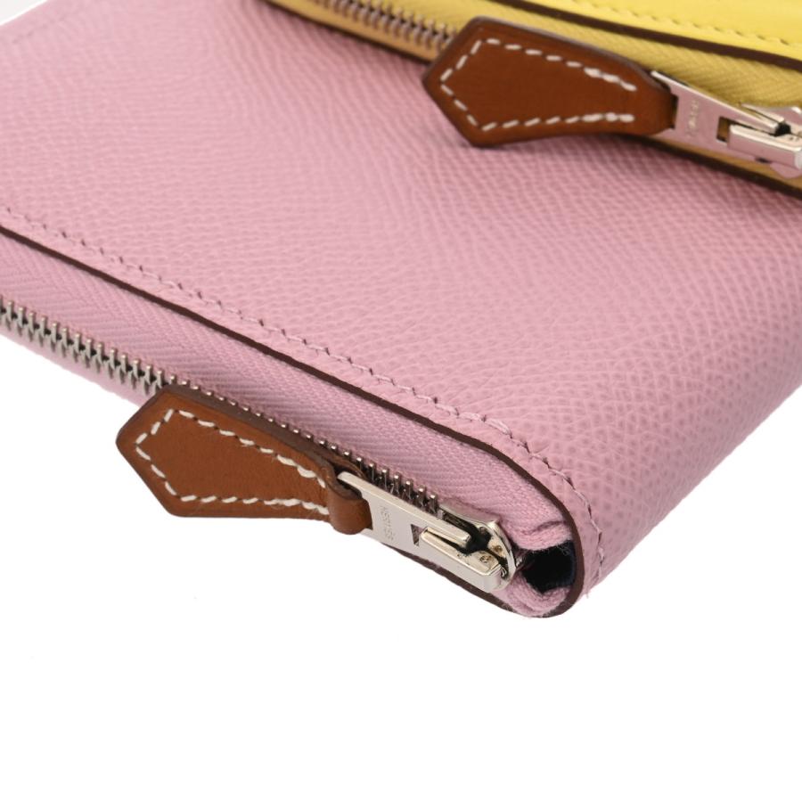 HERMES エルメス ヌーヴォートゥーゴー ライム モーヴシルベストル B刻印(2023年頃) レディース スイフト エプソン 長財布 新同 中古 銀蔵の画像