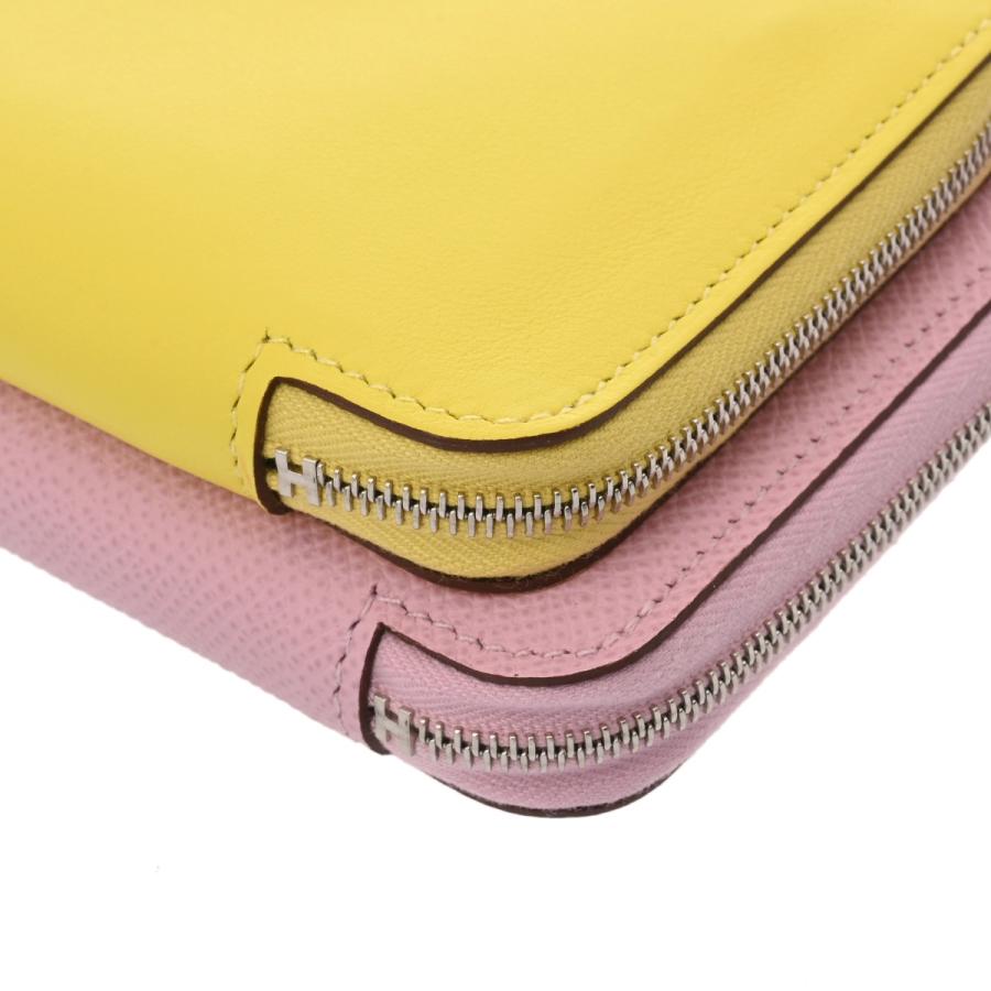 HERMES エルメス ヌーヴォートゥーゴー ライム モーヴシルベストル B刻印(2023年頃) レディース スイフト エプソン 長財布 新同 中古 銀蔵の画像