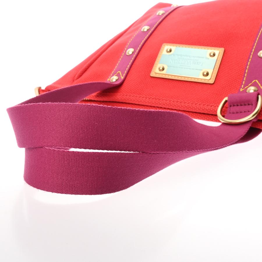 LOUIS VUITTON（ルイ・ヴィトン） アンティグア カバ MM レッド M40034