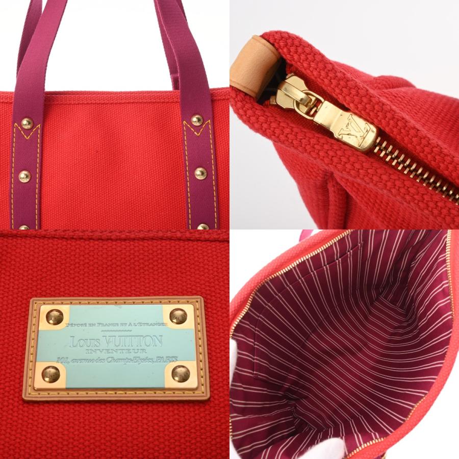 LOUIS VUITTON（ルイ・ヴィトン） アンティグア カバ MM レッド M40034