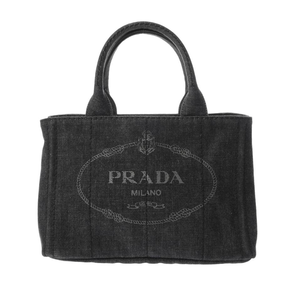PRADA（プラダ） カナパ ミニ ブラック 1BG439 レディース デニム