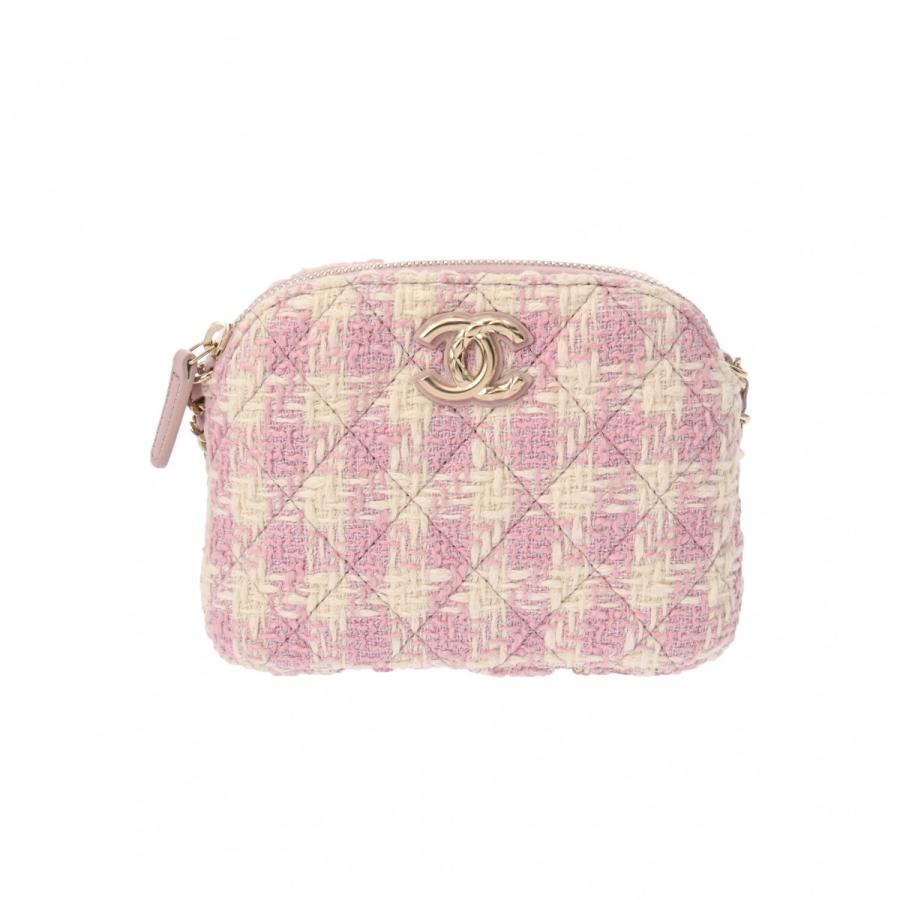 シャネル ノベルティ ショルダーバッグ ピンク ツイード CHANEL ピンク ツイード ショルダーバッグ ノベルティ 【公式通販】