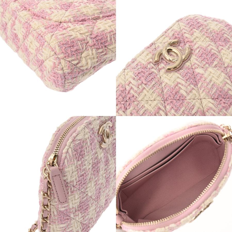 CHANEL シャネル　ノベルティ ツイード ミニチェーンバッグ CHANEL（シャネル） チェーン ミニバッグ ノベルティ パープル