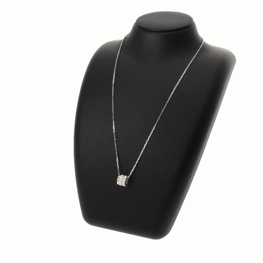 BOUCHERON ブシュロン キャトルネックレス ラージ レディース K18ホワイトゴールド WG セラミック ネックレス Aランク 中古 銀蔵_7
