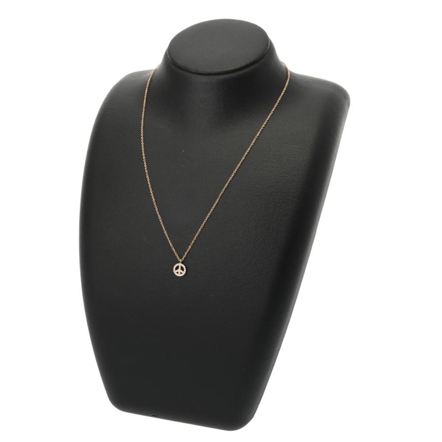 TIFFANY&Co. ティファニー メトロ ピース ネックレス レディース K18イエローゴールド YG ネックレス Aランク 中古 銀蔵の画像