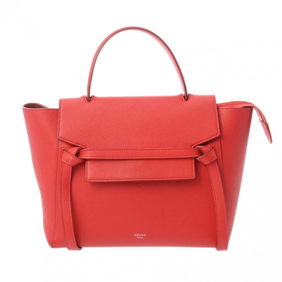 CELINE（セリーヌ） ベルトバッグ マイクロ レッド 189153 レディース 