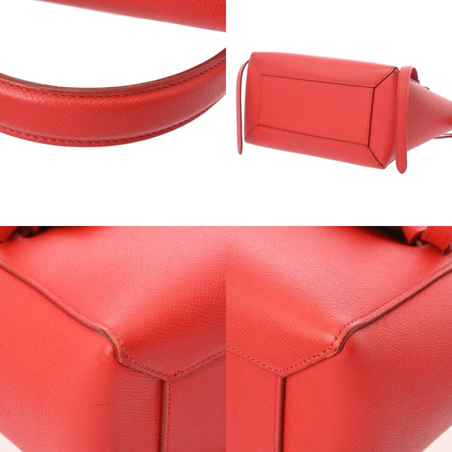 CELINE（セリーヌ） ベルトバッグ マイクロ レッド 189153 レディース 