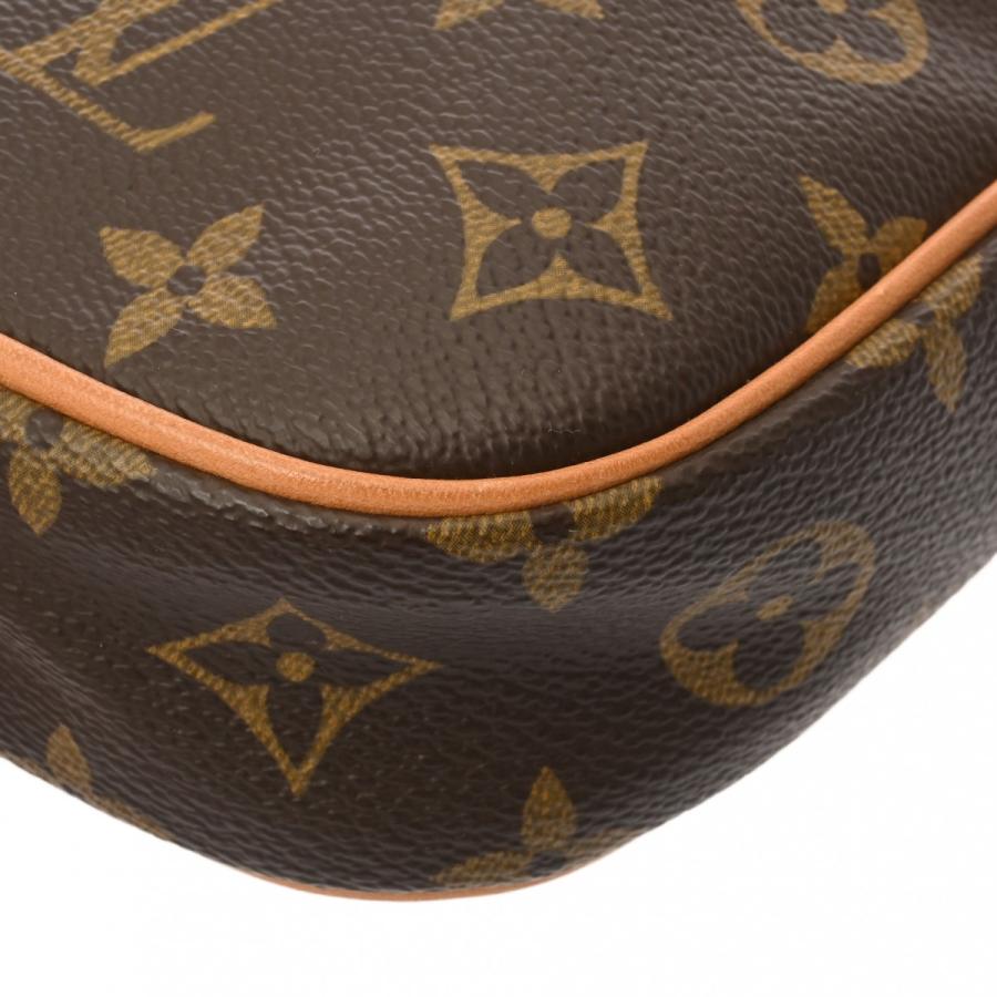 ルイヴィトン モノグラム ポシェット ガンジュ ボディバッグ ブラウン 茶色 LOUIS VUITTON（ルイ・ヴィトン） モノグラム ポシェットガンジュ
