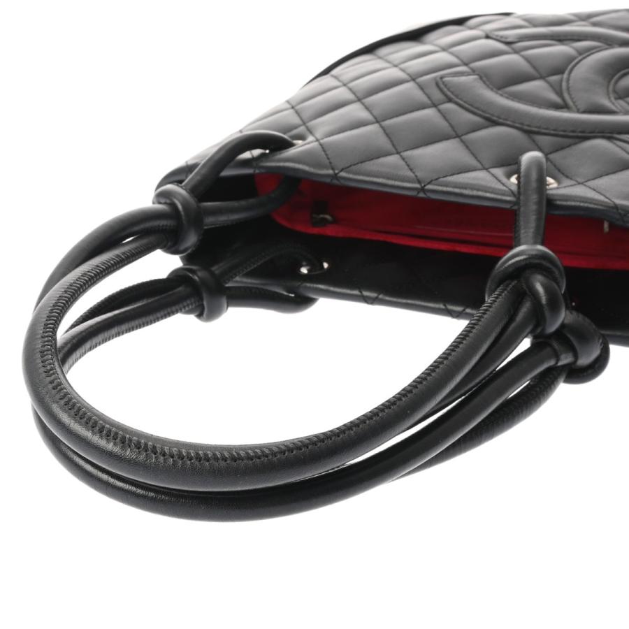 CHANEL（シャネル） カンボンライン スモールトート ブラック/ブラック