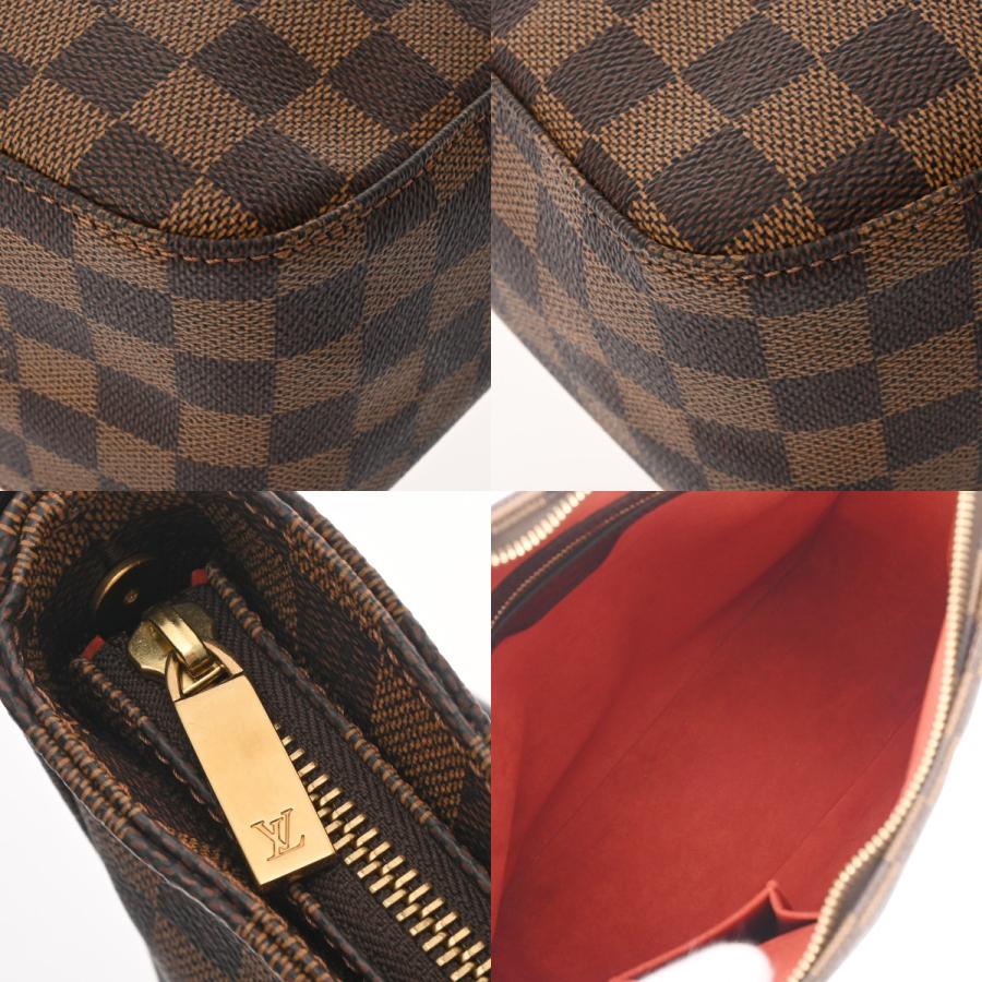 LOUIS VUITTON ルイヴィトン ダミエ ルーピング GM SPオーダー ブラウン N51144 レディース ダミエキャンバス ショルダーバッグ Aランク 中古 銀蔵の画像