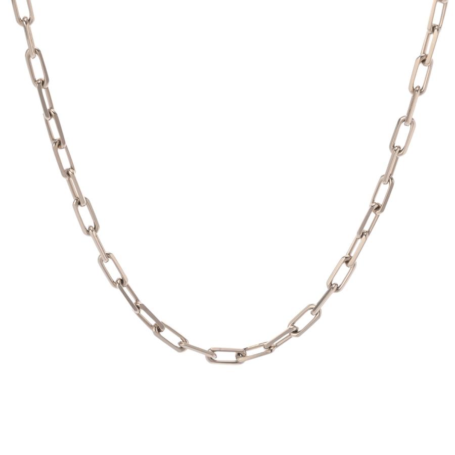 Cartier（カルティエ） サントスネックレス レディース K18ホワイト