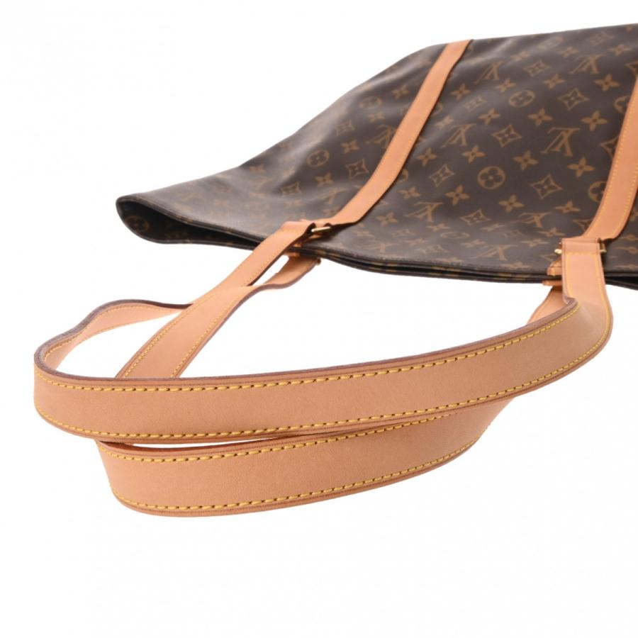 LOUIS VUITTON ルイヴィトン モノグラム サックショッピング ブラウン M51108 レディース モノグラムキャンバス トートバッグ Aランク 中古 銀蔵の画像