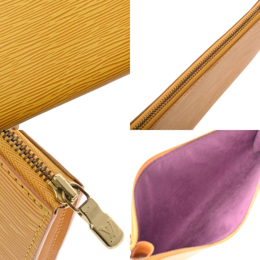 美品　LOUIS VUITTON アクセソワール エピ イエロー バッグ ポーチ LOUIS VUITTON ルイヴィトン エピ 黄色 イエロー系 ポシェット・アクセ