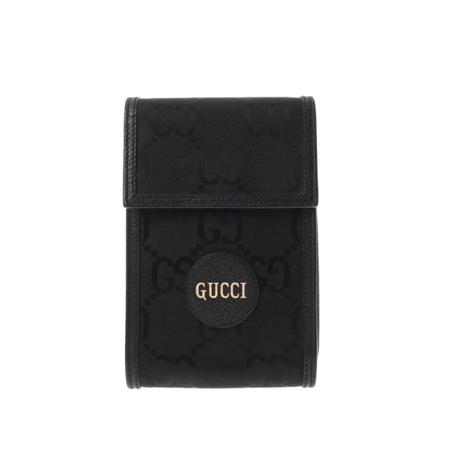 GUCCI オフザグリッドケ－ス　marron専用 GUCCI（グッチ） オフザグリッド ミニバッグ ブラック 625599 メンズ