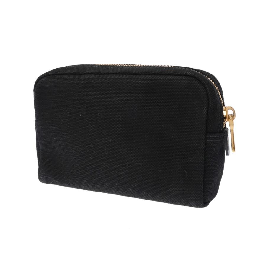 PRADA（プラダ） カナパロゴ ブラック ゴールド金具 1NA021 レディース 