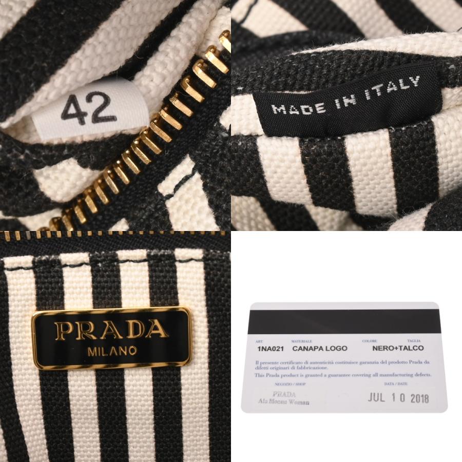 PRADA（プラダ） カナパロゴ ブラック ゴールド金具 1NA021 レディース 