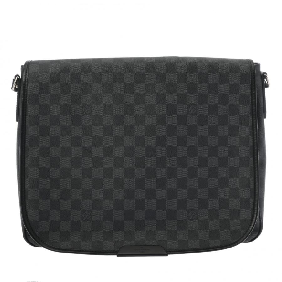 ルイヴィトン 黒 ブラック グレー ダミエグラフィット LOUIS VUITTON（ルイ・ヴィトン） ダミエグラフィット レンツォ