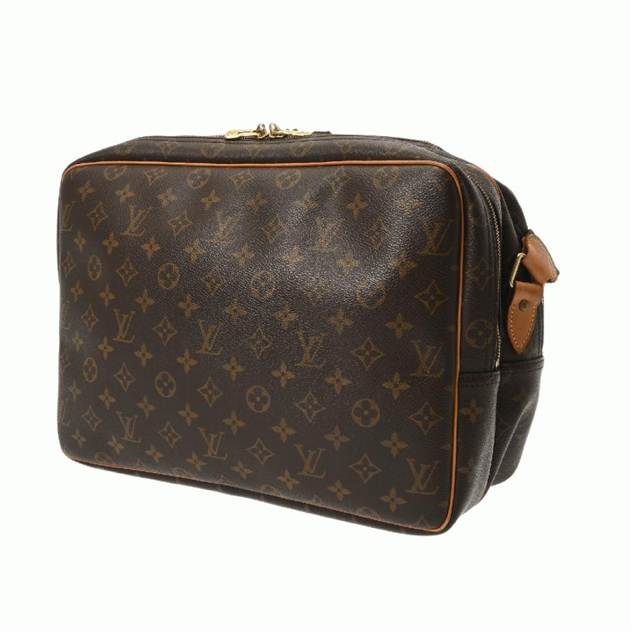 LOUIS VUITTON（ルイ・ヴィトン） モノグラム リポーター GM ブラウン 