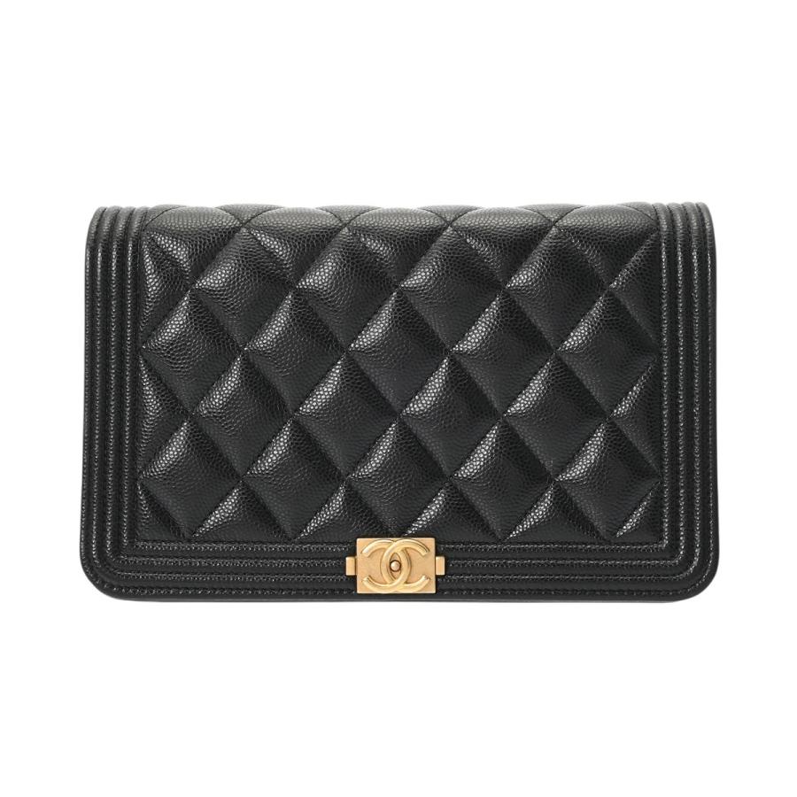 CHANEL（シャネル） ボーイシャネル チェーンウォレット 20cm ブラック