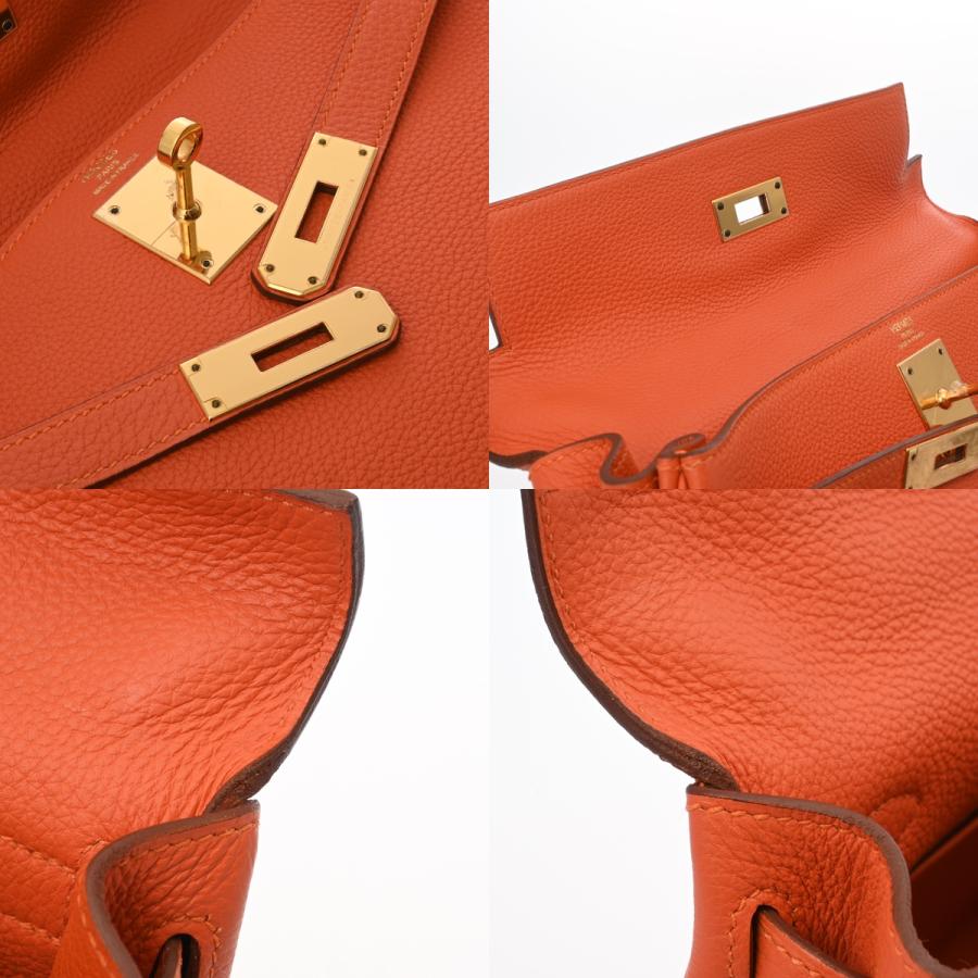 HERMES（エルメス） ケリー 28 内縫い 2WAY オレンジ T刻印(2015年頃 