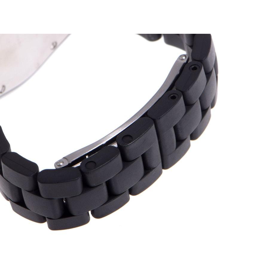 シャネル CHANEL J12 33mm 黒セラ ラバー クオーツ ボーイズ時計 中古  