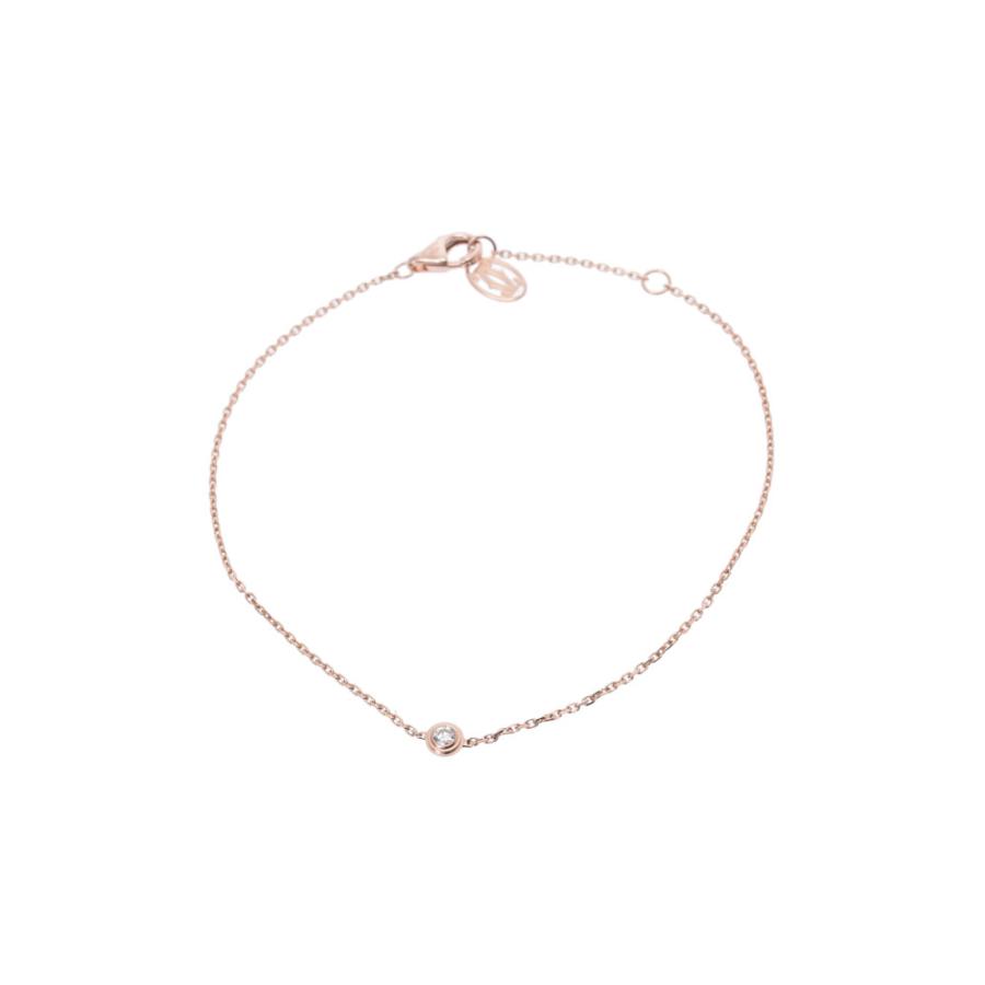 Cartier CARTIER カルティエ ダムール 1P ダイヤ レディース K18ピンク  