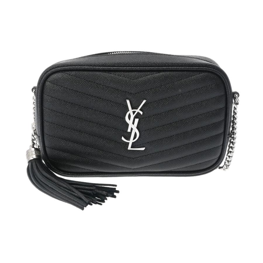 SAINT LAURENT サンローラン ルーミニバッグ フリンジ チェーン 