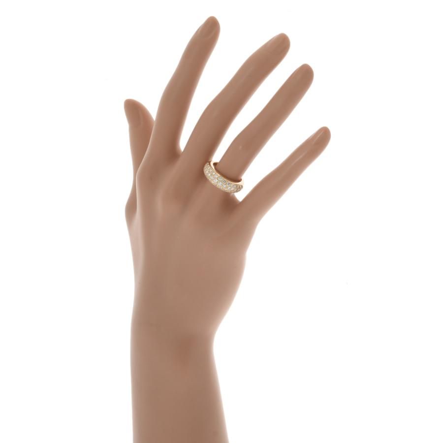 Cartier CARTIER カルティエ ミミスターリング 3連ダイヤ #50 10号 