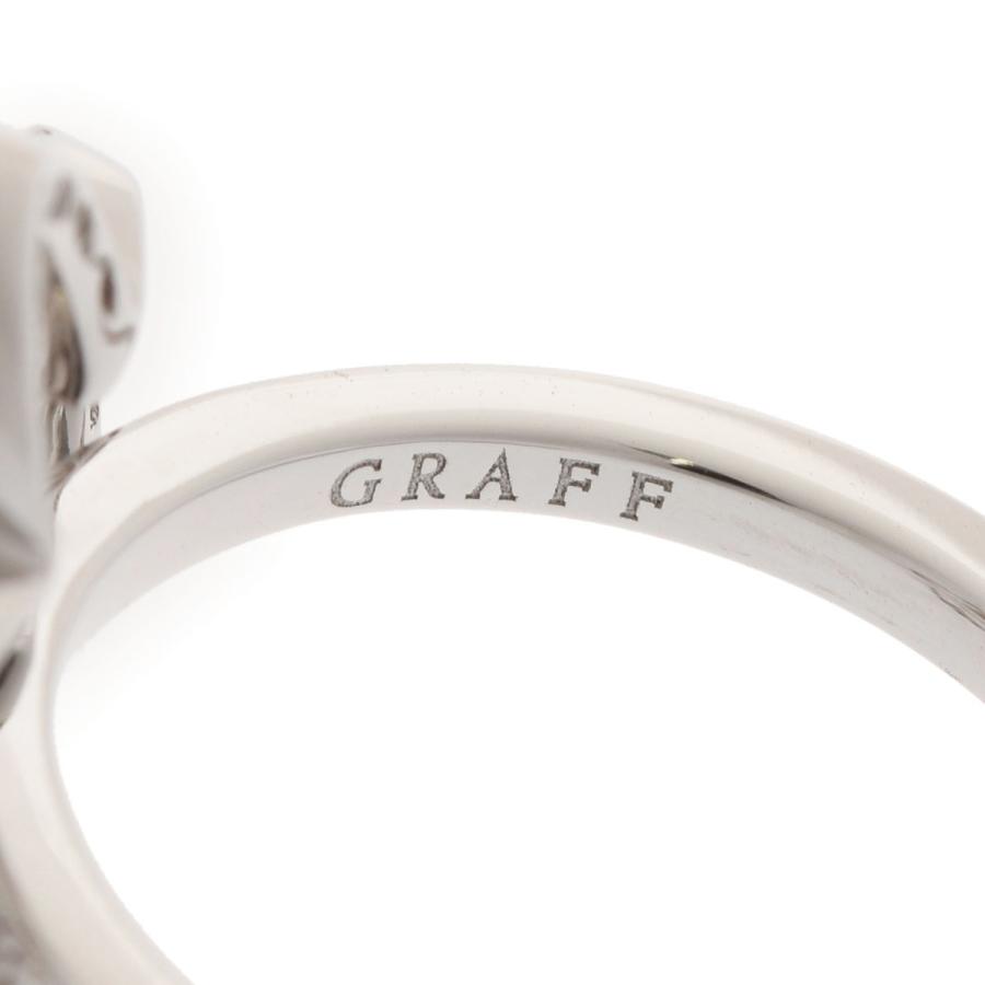 GRAFF グラフ ワイルドフラワーリング 7.5号 レディース K18ホワイトゴールド リング・指輪 Aランク 中古 銀蔵_2