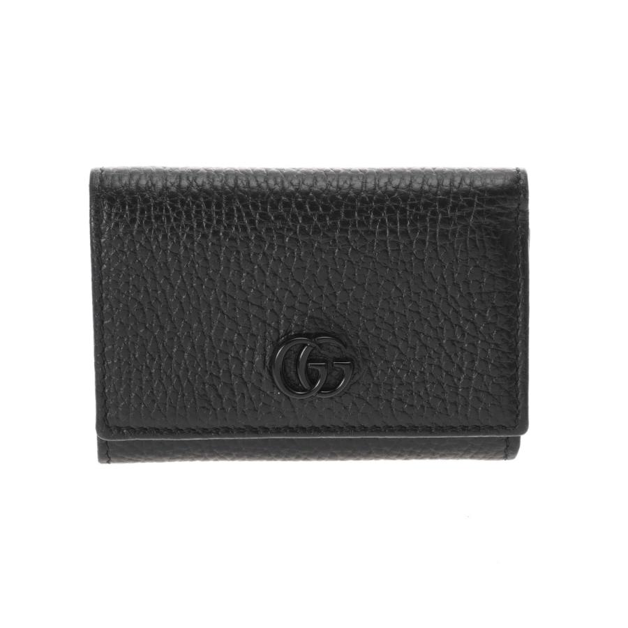 【美品】GUCCI 財布 GGマーモント ミディアムウォレット GUCCI（グッチ） GGマーモント ミディアムウォレット ブラック 644407