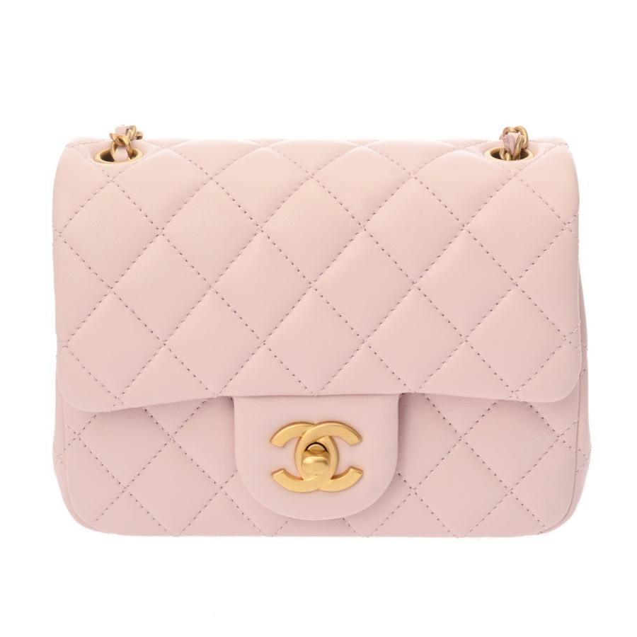 CHANEL（シャネル） ミニマトラッセ チェーンショルダー ピンク 
