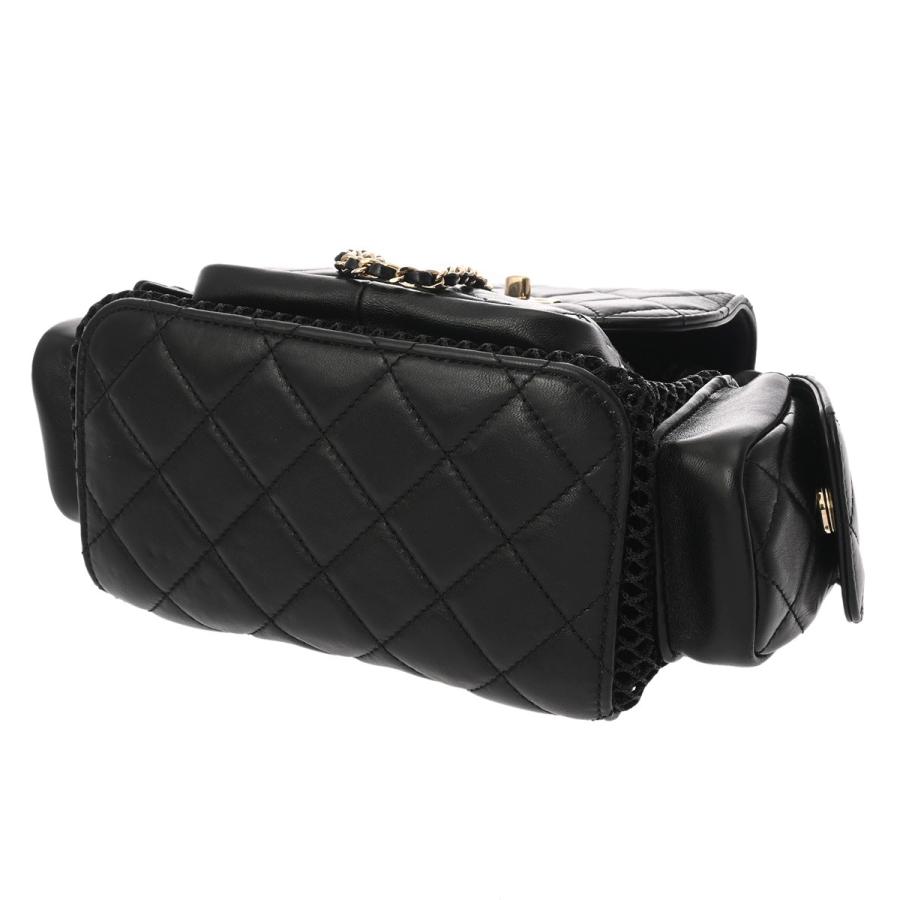 CHANEL（シャネル） マトラッセ メッシュ バックパック ブラック