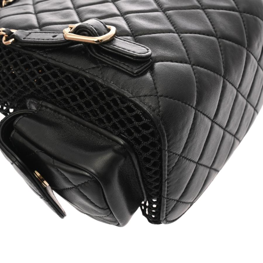 CHANEL（シャネル） マトラッセ メッシュ バックパック ブラック