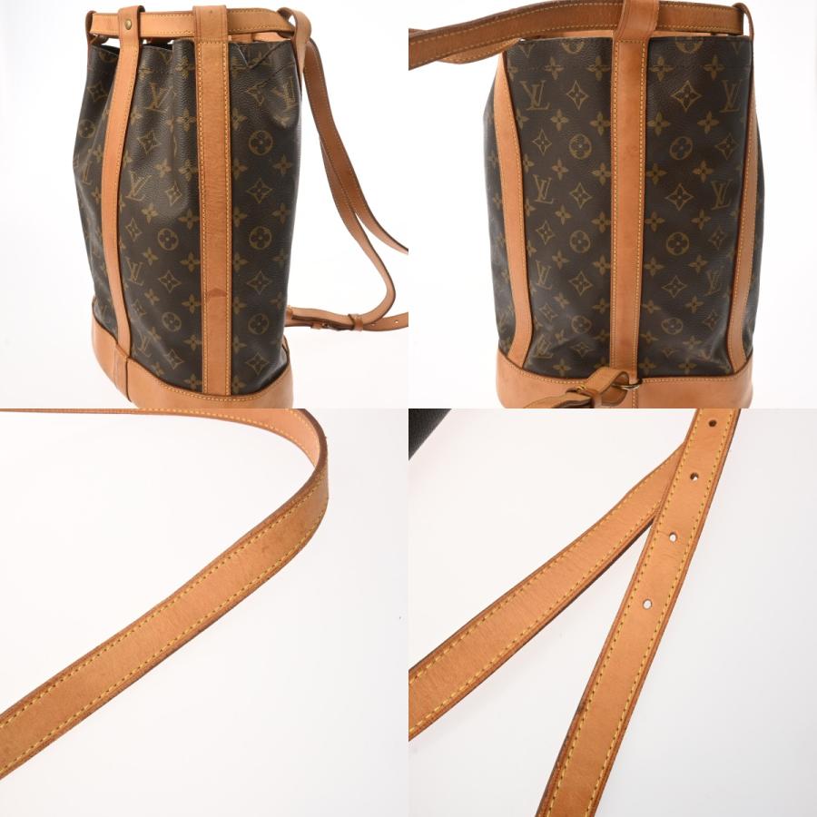 【使用感あり】 Louis Vuitton ルイ・ヴィトン Monogram モノグラム ランドネPM M42243 ブラウン／キャンバス、レザー LOUIS VUITTON】ルイヴィトン『モノグラム ランドネ PM』M42243 ユニ