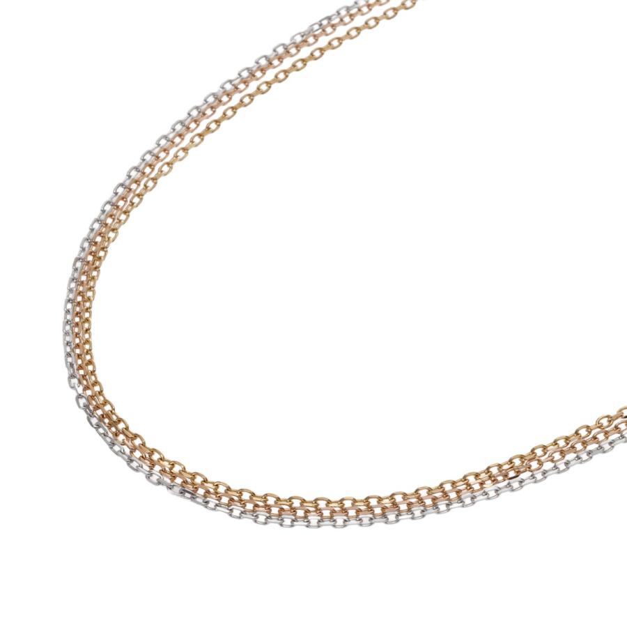 Cartier（カルティエ） トリニティ 3連チェーン ユニセックス K18YG/PG