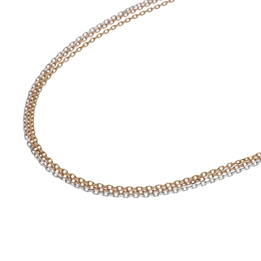 Cartier（カルティエ） トリニティ 3連チェーン ユニセックス K18YG/PG