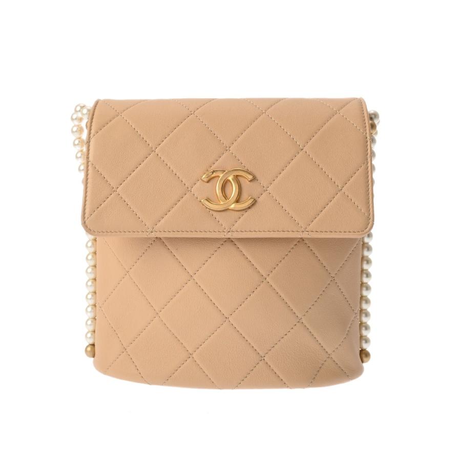 CHANEL（シャネル） マトラッセ ココマーク パール ベージュ