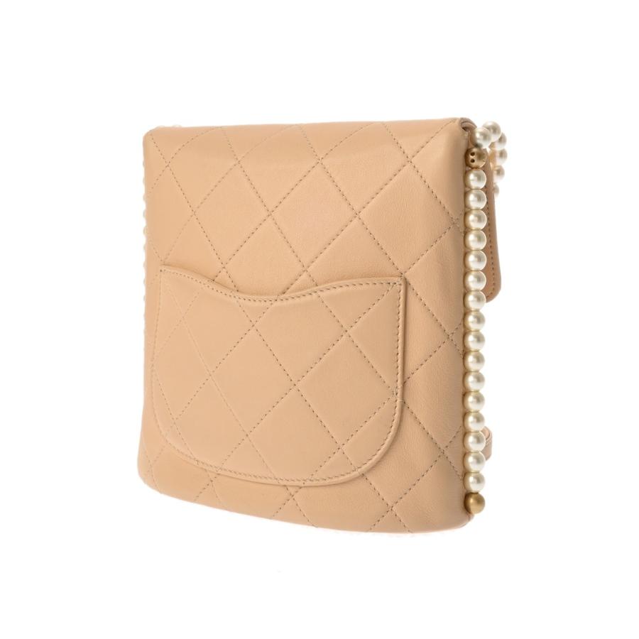 CHANEL シャネル マトラッセ ベージュ CHANEL シャネル チェーンショルダーバッグ マトラッセ ダブルフラップ